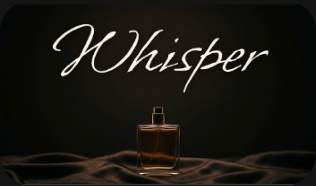 Whisper font poster