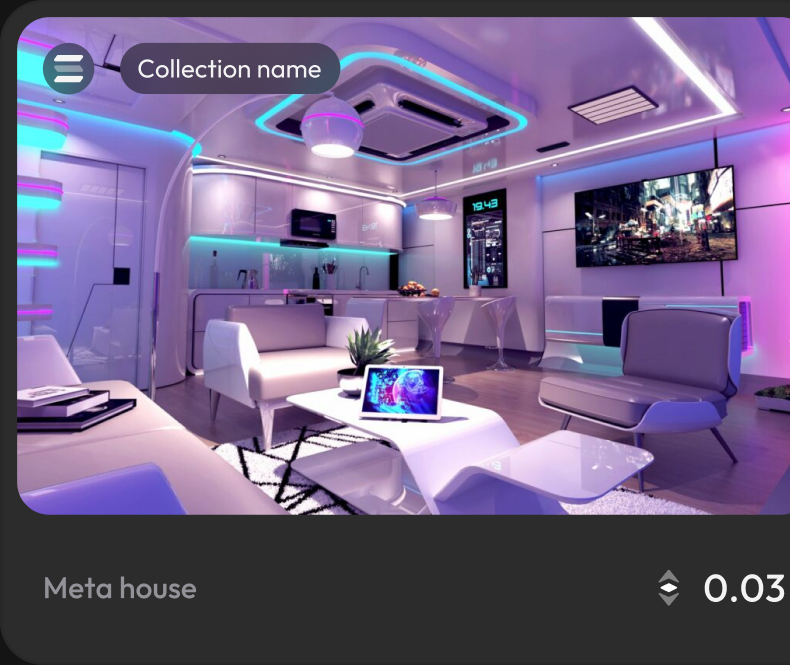 Room listed as a collectible